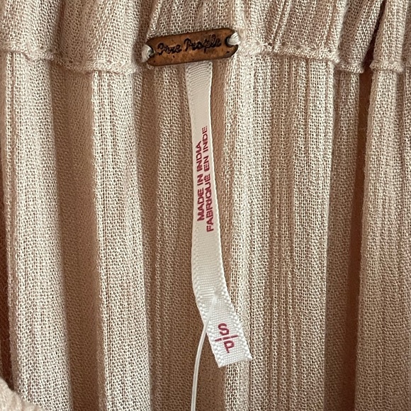 NWT, Free People, Bare It All maxi dress, color: neutral, size S - Picture 9 of 11